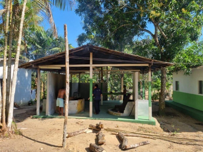 Em Rio Preto da Eva, FEI realiza a entrega da revitalização da comunidade indígena Beija-Flor