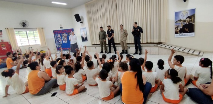 Polícia Civil de Bataguassu participa de bate-papo com Crianças de Centro de Educação Infantil de Bataguassu