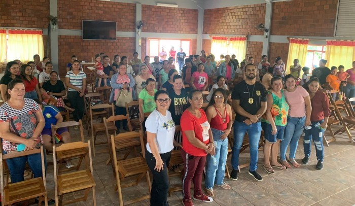 Agosto Lilás – Delegado da Polícia Civil ministra palestra sobre violência contra a mulher em Paranhos