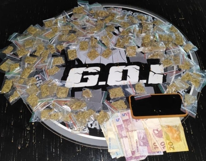 Polícia Civil prende homem por tráfico de drogas no Parque do Lageado