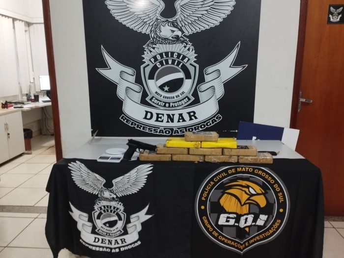 Homem é preso por tráfico de drogas em Campo Grande