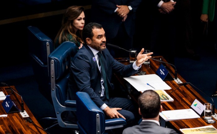 Governador Wanderlei Barbosa faz pronunciamento no plenário do Senado sobre a posição do Tocantins na Reforma Tributária