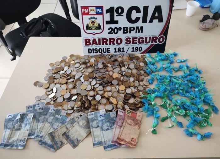 20º BPM prende suspeitos de tráfico e apreende entorpecentes em Belém