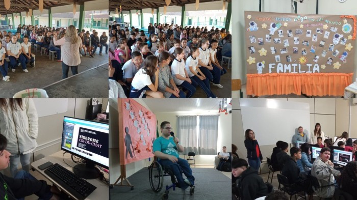 Agosto laranja: Escola de Timbó promove debate sobre deficiências