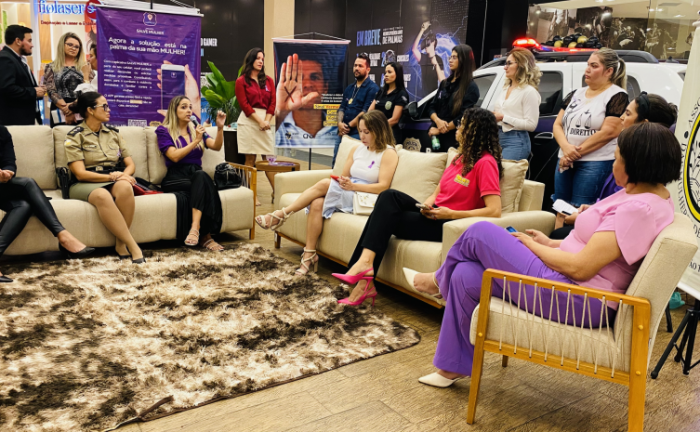 Operação Shamar: Segurança Pública e Secretaria da Mulher promovem ação educativa em shopping de Palmas