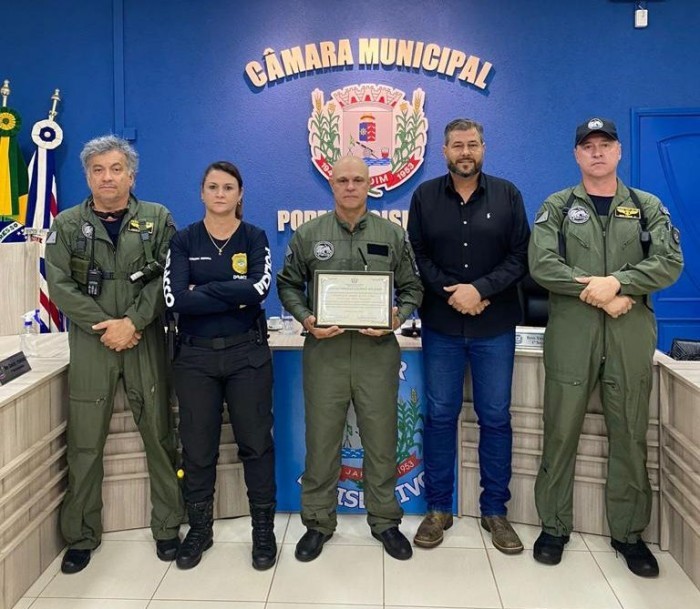 Piloto da Polícia Civil é homenageado em Jardim