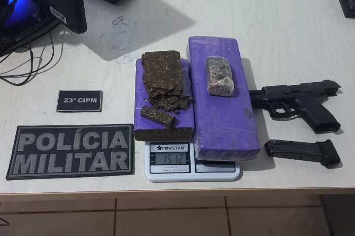 PM apreende drogas e armas de fogo em Pacajá