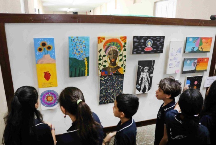 Instituto de Educação do Amazonas promove exposição “Arte na Escola” com obras criadas pelos alunos