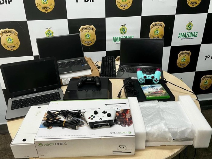 PC-AM prende homem e apreende adolescente por aplicarem golpes em sites de compra e venda