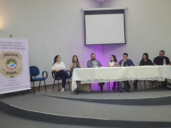 Agosto Lilás: Polícia Civil ministra palestra em Jardim, com o tema “Reconstruindo a Masculinidade: Uma conversa sobre homens e equidade”