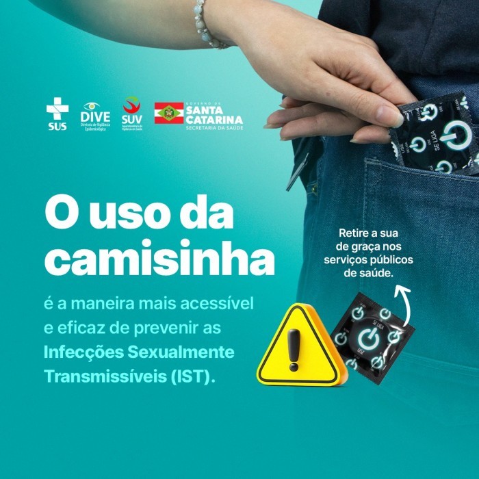 Secretaria de Saúde alerta para importância da prevenção, testagem e tratamento da sífilis