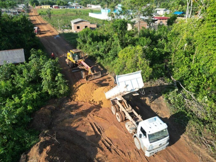 Governo do Amazonas está revitalizando o sistema viário de Boa Vista do Ramos
