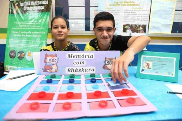 Alunos das escolas da CDE 7 trocam experiências e atividades diferenciadas na 3ª Feira Amazonense de Matemática