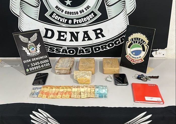 Polícia Civil prende envolvidos com Tráfico de Drogas e Associação para o Tráfico em Campo Grande