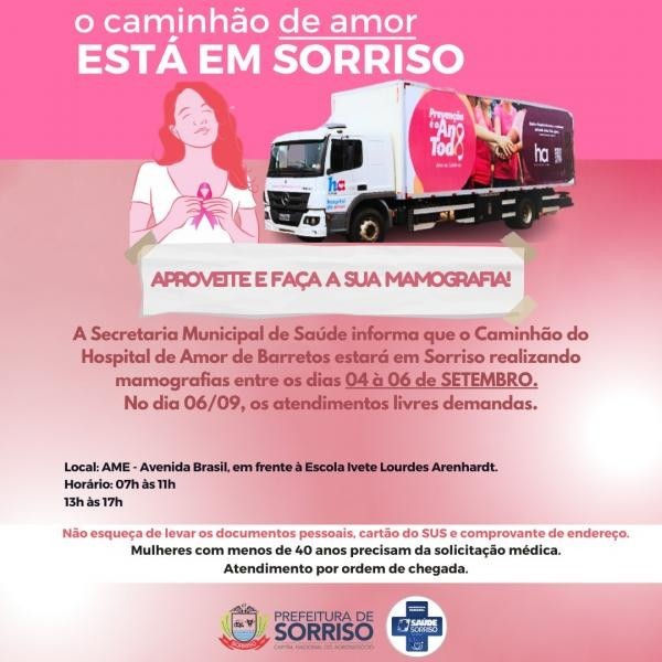 Foto: Reprodução/Prefeitura de Sorriso - MT