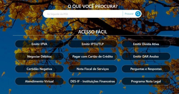 Funcionalidades do Portal de Serviços indisponíveis para manutenção técnica