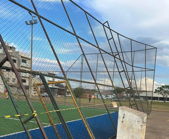 Alambrado do campo sintético da Quadra 310 de Samambaia será recuperado