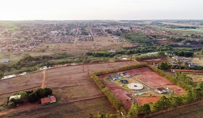 Sanesul amplia sistema de captação de água potável na cidade de Amambai