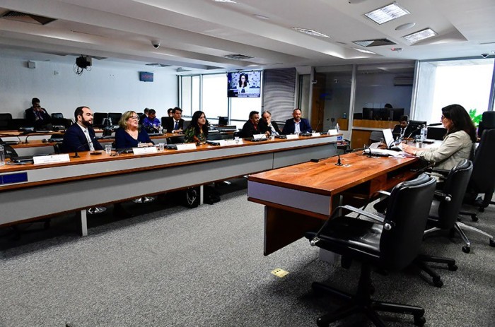 Conselheiros na reunião desta segunda: além de definir audiências, colegiado decidiu criar duas comissões temáticas - Foto: Waldemir Barreto/Agência Senado