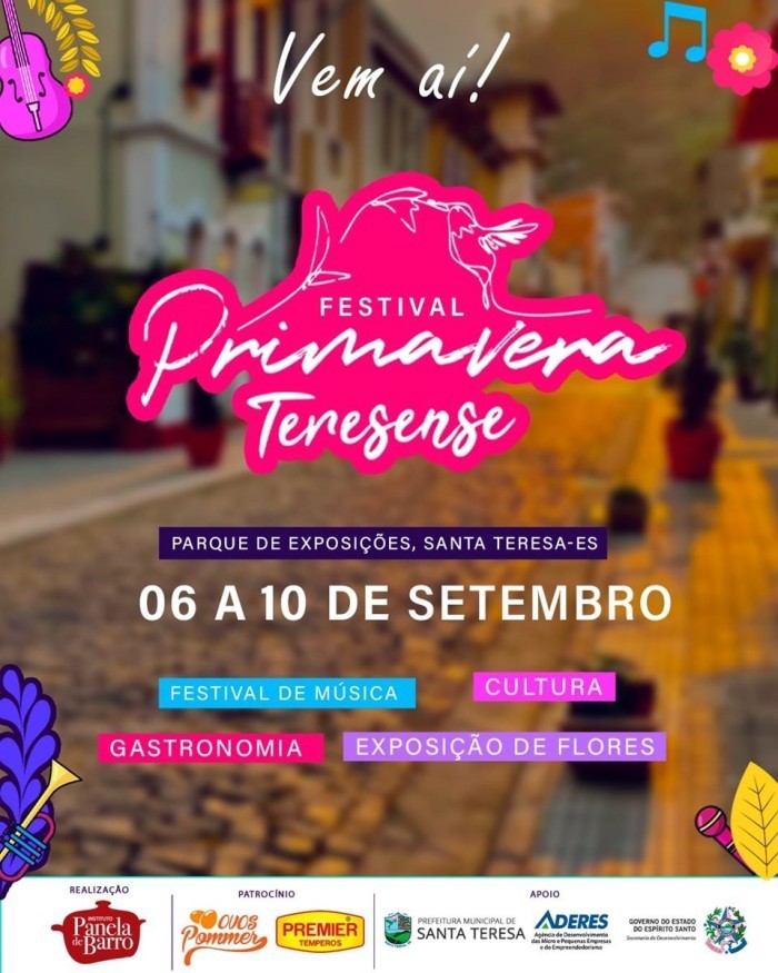 Festival Primavera Teresense agita feriadão em Santa Teresa com show de 14 Bis e Sá e Guarabyra
