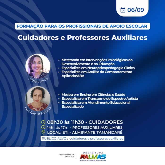 Profissionais que atuam na educação especial da rede de ensino recebem formação práticas inclusivas