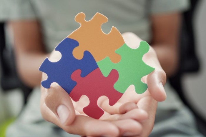 Quebra-cabeça colorido é um do símbolos do autismo - (Foto: GettyImages)