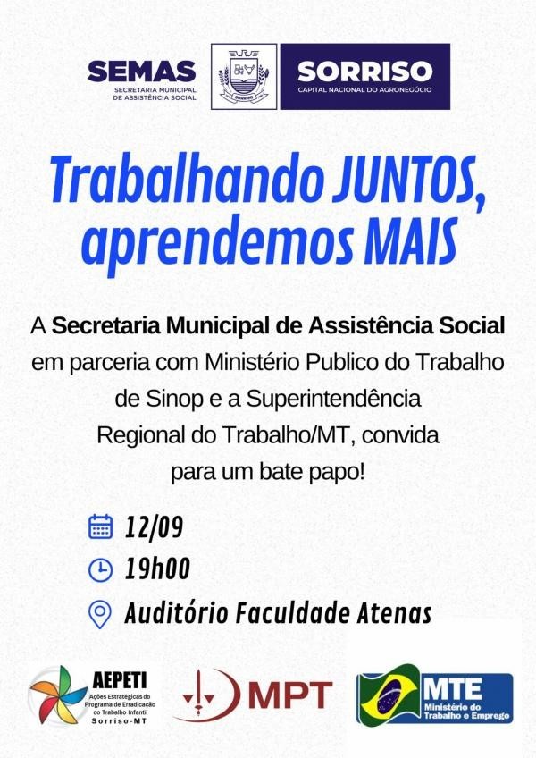 Foto: Reprodução/Prefeitura de Sorriso - MT