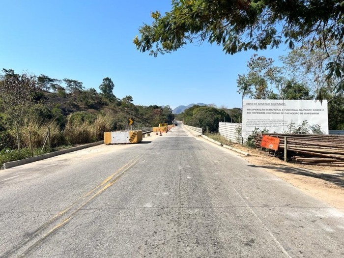 DER interdita Rodovia ES-488 para realização de obras na Ponte do Rio Itapemirim