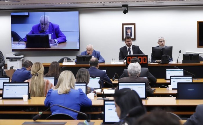 Antonio Carlos Rodrigues (E) apresentou parecer nesta quarta-feira (13) - (Foto: Gilmar Félix/Câmara dos Deputados)