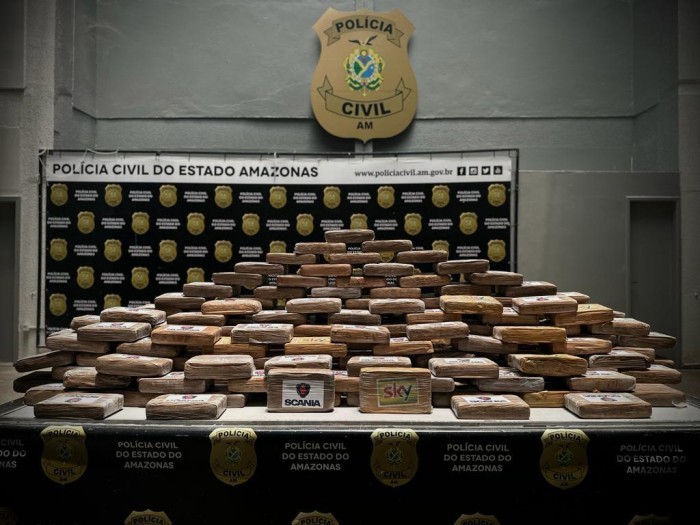 PC-AM deflagra operação policial e apreende cocaína avaliada em cerca de R$ 16 milhões