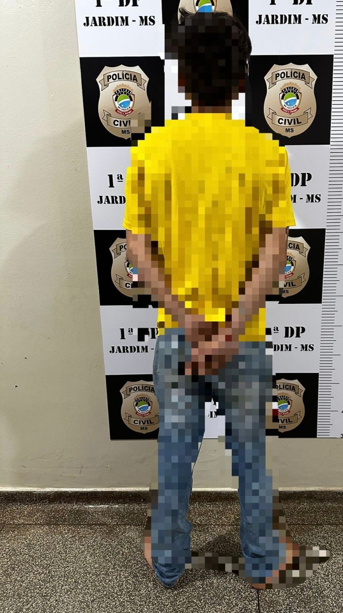 Polícia Civil cumpre mandado de prisão de setenciado em Jardim.