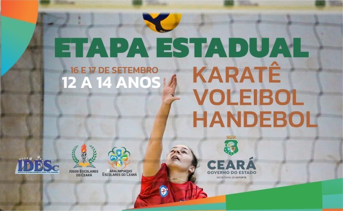 Jogos Escolares do Ceará chega à última etapa da fase estadual