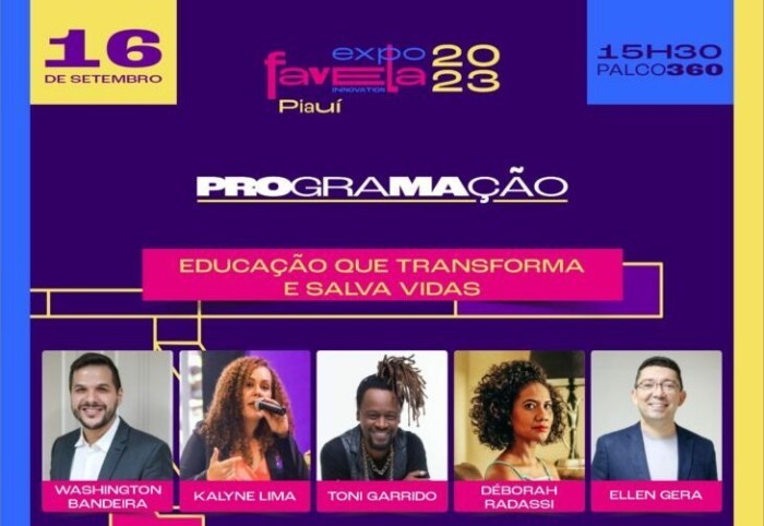 Presidente da Etipi participa de painel sobre tecnologia, educação e transformação social na Expo Favela 2023