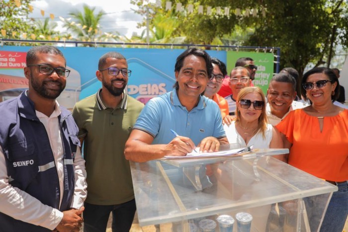 Candeias: Programa “Mais Asfalto” chega a Caboto e prefeito autoriza início dos serviços