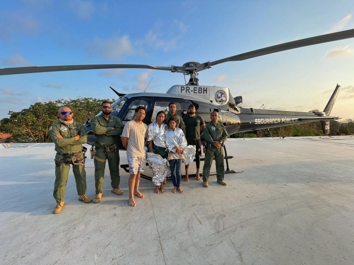 - Vítimas foram resgatadas pela equipe do CTA (Foto: Divulgação).