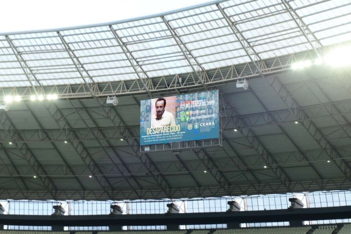 SSPDS fecha parceria com Sesporte para divulgação de imagens de pessoas desaparecidas na Arena Castelão