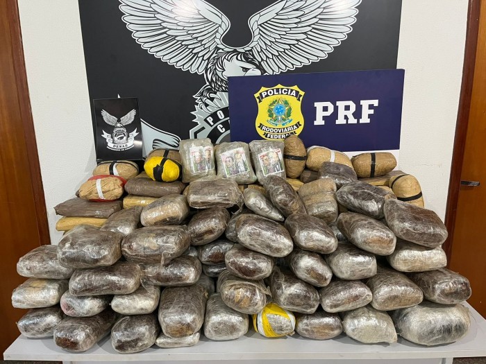 Polícia Civil, com apoio da PRF, apreende carregamento de maconha em Campo Grande