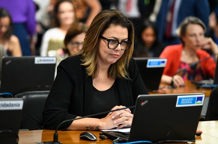 Leila Barros foi a relatora do PL 4.505/2020, de Jorge Kajuru; ela listou dificuldades enfrentadas pelos garis - Foto: Roque de Sá/Agência Senado