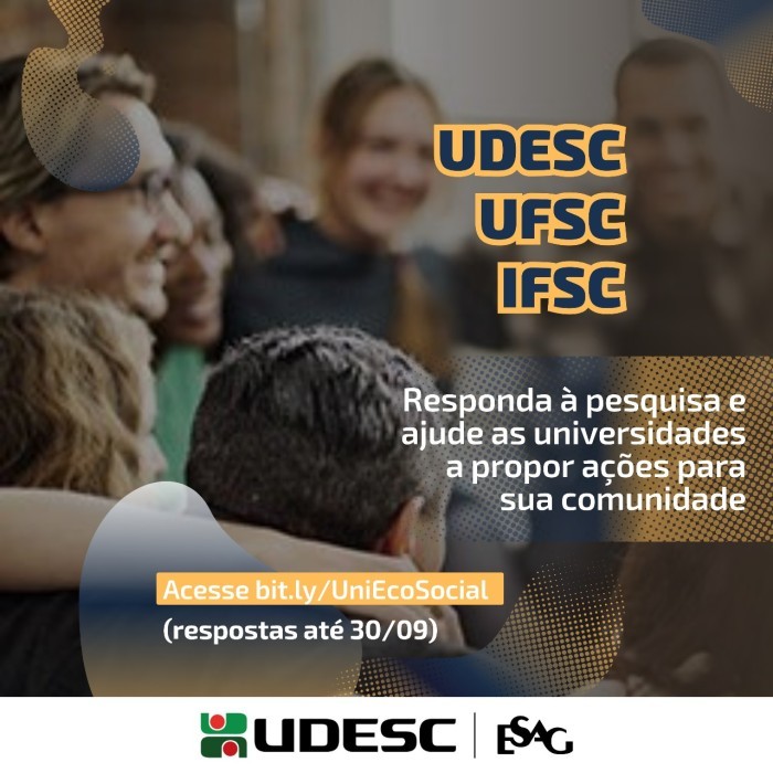 Udesc, UFSC e IFSC ouvem população para criar ações conjuntas para as comunidades