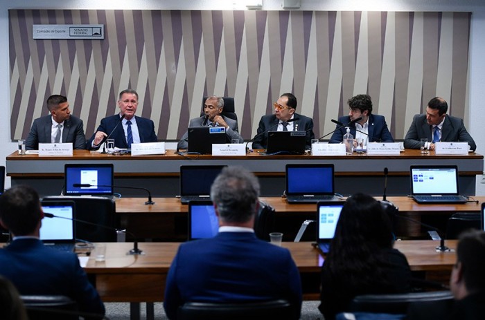 Audiência pública sobre fraudes reuniu na CEsp representantes de diversos setores ligados ao esporte - Foto: Edilson Rodrigues/Agência Senado