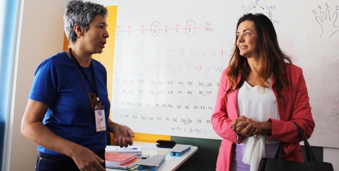 Promotora da Infância e da Juventude visita Centro Municipal Integrado de Educação Inclusiva