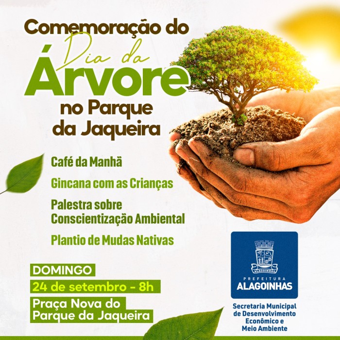 SEDEA promove comemoração do Dia da Árvore no Parque da Jaqueira no próximo domingo (24)