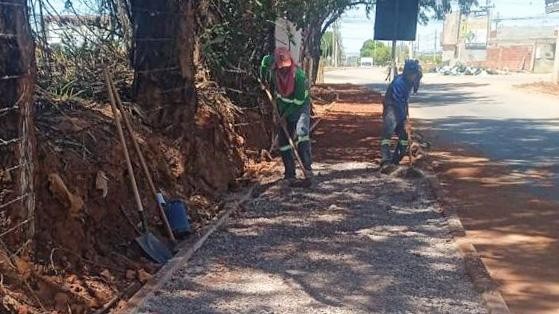 Escola Classe do Núcleo Rural Capoeira do Bálsamo recebe calçada acessível