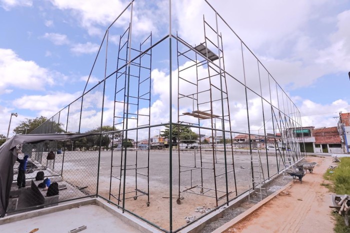 Requalificação do campo da Gleba C segue avançando
