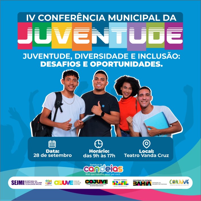 Candeias: Prefeitura promove 4ª conferência municipal da juventude