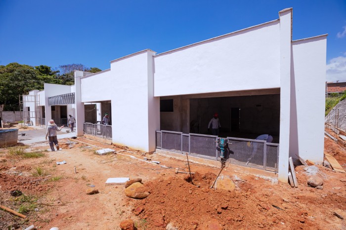 Obras da Creche de Catu de Abrantes já atingiram 70% de execução