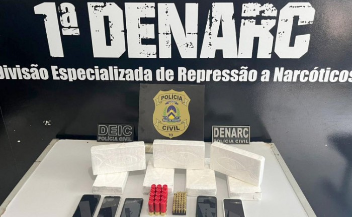 Operação Paz: Polícia Civil prende duas pessoas, apreende munições, drogas e gera prejuízo de mais de R$ 350 mil ao tráfico na Capital