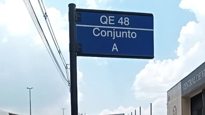 GDF começa a instalar novas placas de endereçamento no Guará