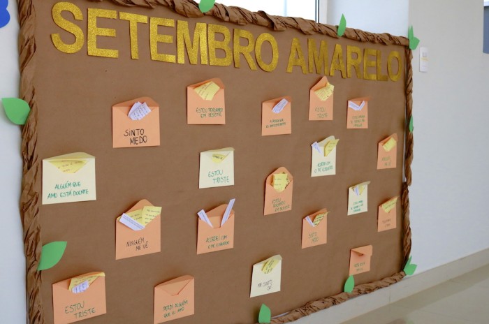 HCB faz campanha para Setembro Amarelo para funcionários