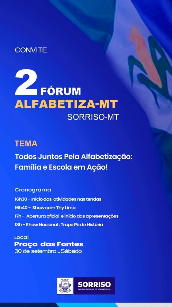 Foto: Reprodução/Prefeitura de Sorriso - MT